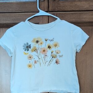 Lucky Brand Kids Shirt with Floral Design
